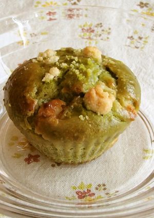 抹茶とホワイトチョコのホシノマフィン-レシピのメイン写真