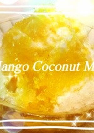 夏!マンゴーココナツミルク♡フラッペ-レシピのメイン写真