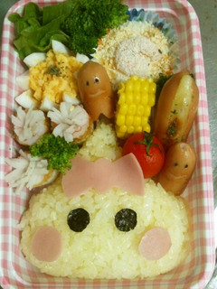 出来ちゃった(笑)*ほっぺちゃん弁当*-レシピのメイン写真