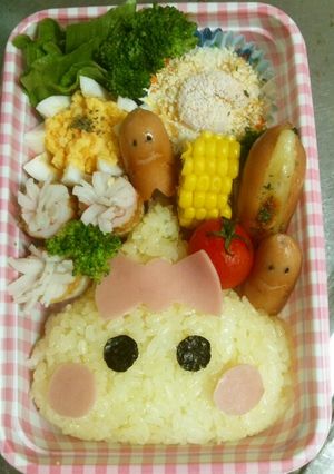 出来ちゃった(笑)＊ほっぺちゃん弁当＊-レシピのメイン写真