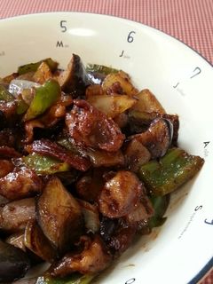 簡単★なすとピーマンのテンメンジャン炒め-レシピのメイン写真