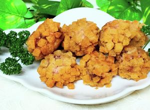 簡単！！　いかゲソ＆海老のクルトン揚げ-レシピのメイン写真