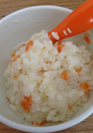 乳なし！離乳食・豆乳リゾット☆-レシピのメイン写真