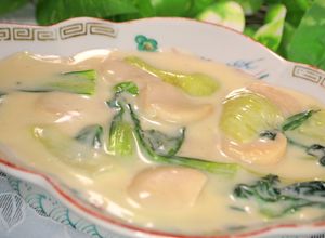 中華は簡単！！　青梗菜と帆立のクリーム煮-レシピのメイン写真