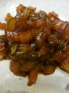 エコ 節約 セロリ葉 茎の皮 細茎の佃煮-レシピのメイン写真