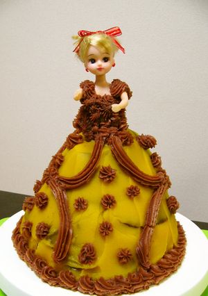 米粉の★りかちゃんドールケーキ★2色-レシピのメイン写真