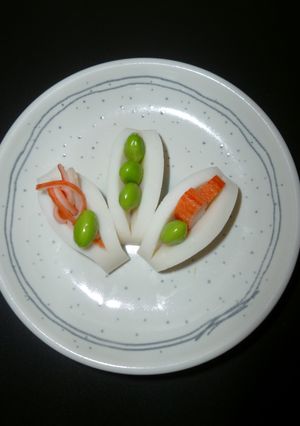 きれいな蒲鉾の飾り♥お弁当やお節にも-レシピのメイン写真