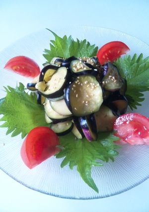 茄子の辛子醤油和え-レシピのメイン写真