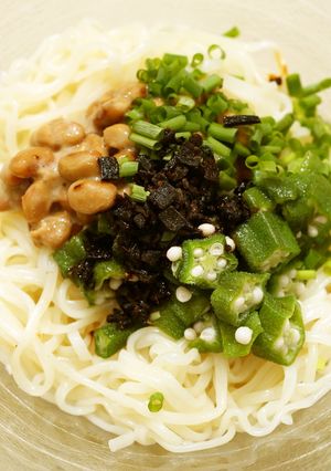 冷たいネバネバ〜☆うどん-レシピのメイン写真