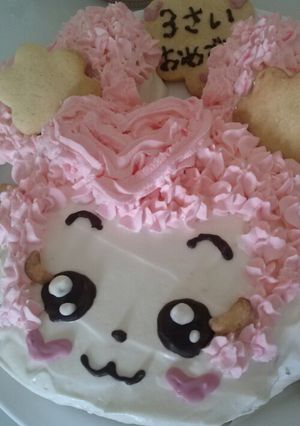 プリキュアあいちゃんケーキ-レシピのメイン写真