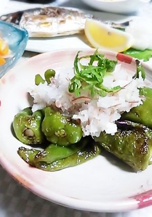 甘長とうがらしと大根おろし-レシピのメイン写真