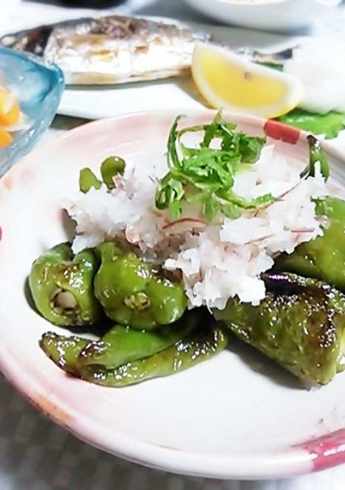 甘長とうがらしと大根おろし-レシピのメイン写真