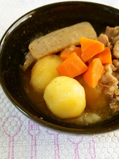 煮込み時間短縮！ホクホク肉じゃが-レシピのメイン写真