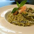 ルッコラとクルミのパスタソース