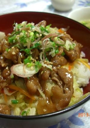 豚肉どんぶり~♪-レシピのメイン写真