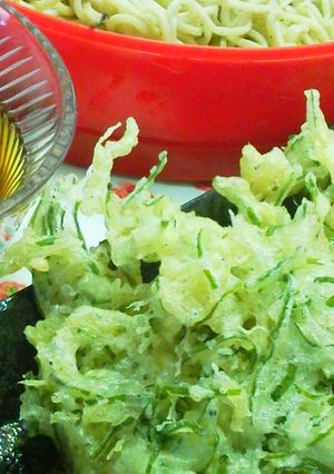 *甘塩しらすと細切りこんぶのかき揚げ*-レシピのメイン写真