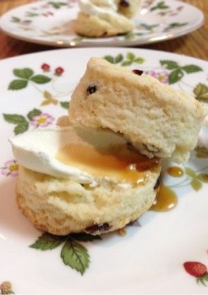 ラムレーズンをこよなく愛する白いスコーン-レシピのメイン写真