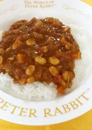 水煮大豆とトマトのカレー-レシピのメイン写真