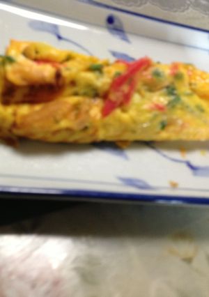 紅生姜とニラの卵焼き-レシピのメイン写真