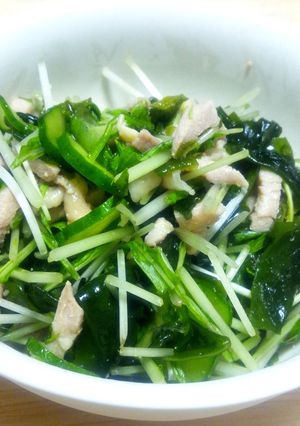 だし醤油deさっぱり鶏わかめ-レシピのメイン写真