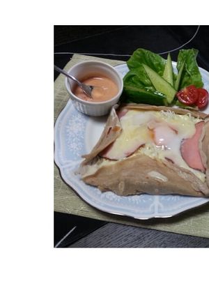 そば粉のガレット-レシピのメイン写真