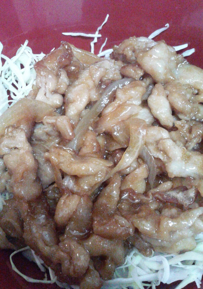 丼にしても美味し♪豚の生姜焼き-レシピのメイン写真