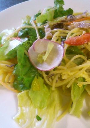 フレッシュ野菜たっぷりカルボナーラ-レシピのメイン写真