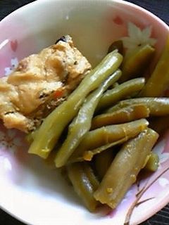 がんもどきとさやいんげんの簡単煮物-レシピのメイン写真