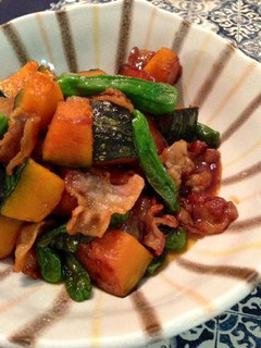 豚肉と南瓜とししとうの甘辛炒め-レシピのメイン写真