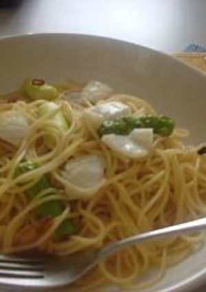 イカとアスパラのパスタ-レシピのメイン写真