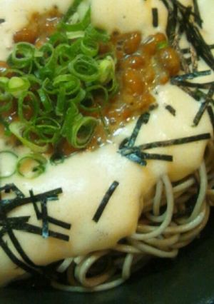 ふわっふわ！新食感　納豆　蕎麦-レシピのメイン写真