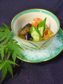 冷たい小鉢 夏野菜のコンソメジュレ寄せ-レシピのメイン写真