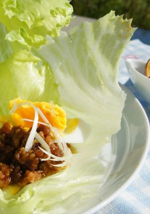 肉みそのレタス包み-レシピのメイン写真