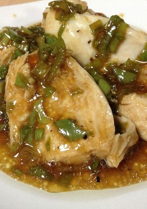 鶏胸肉のネギたれ和え-レシピのメイン写真