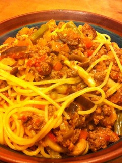 挽肉を先に炒めるミートソース-レシピのメイン写真