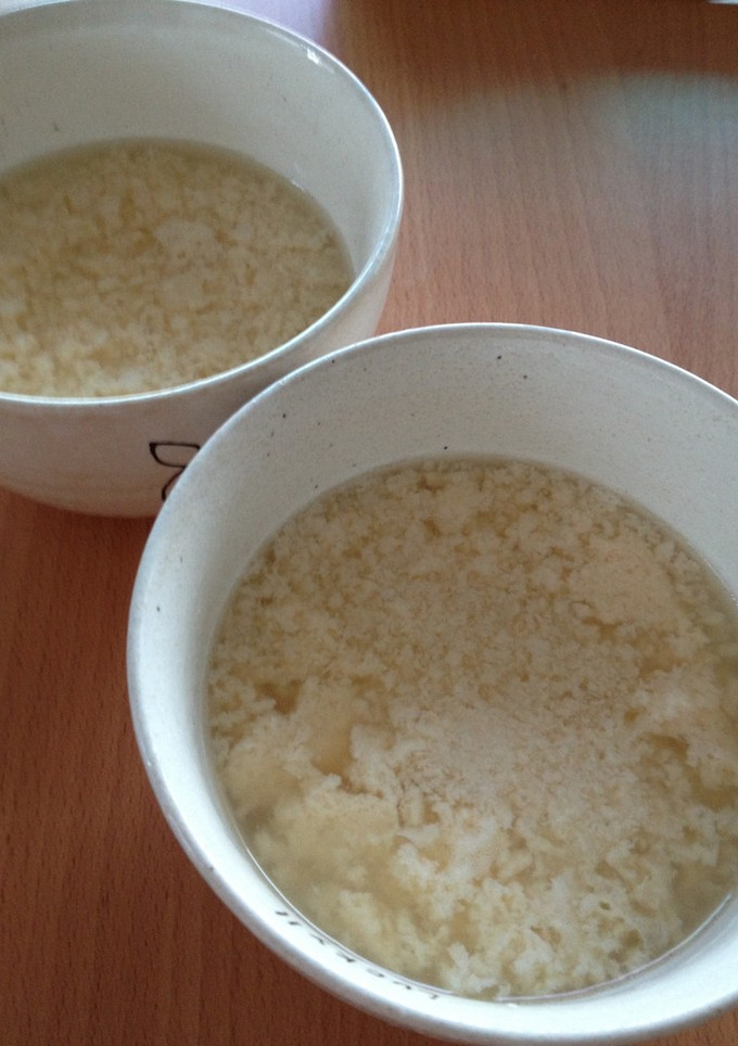 白だしで簡単☆たまごの冷たいスープ-レシピのメイン写真