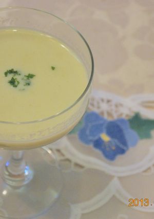 mielle風　枝豆のビシソワーズ-レシピのメイン写真