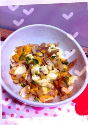 離乳食*完了期*ピーマンでチャンプルー-レシピのメイン写真