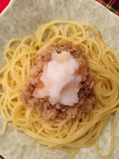暑い夏に超簡単!さっぱりナメタケのパスタ-レシピのメイン写真