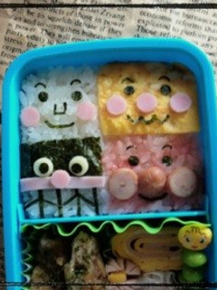 幼稚園のお弁当 ☆アンパンマンと仲間達☆-レシピのメイン写真