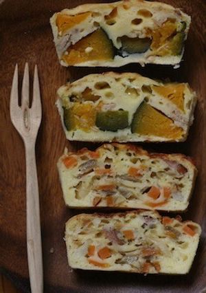 ケークサレ☆牛乳パック1個で2種類焼こう-レシピのメイン写真