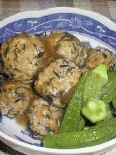 ひじき肉だんごの甘あんかけ-レシピのメイン写真
