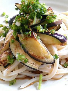 冷凍うどんde簡単!茄子の冷やしうどん♪-レシピのメイン写真