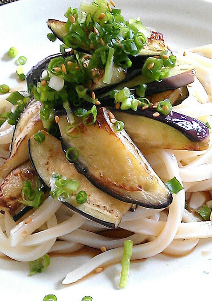冷凍うどんde簡単！茄子の冷やしうどん♪-レシピのメイン写真