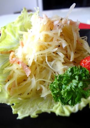シャキッと！千切りベージャガ炒め♪-レシピのメイン写真
