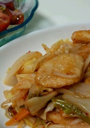 ピリッと鶏キムチ-レシピのメイン写真