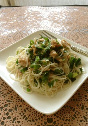 たっぷりネギとツナの塩味素麺-レシピのメイン写真