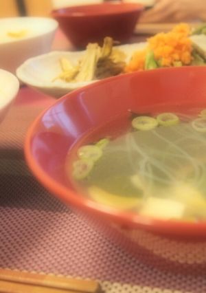 エコ*鶏ハムの茹で汁で中華スープ*-レシピのメイン写真
