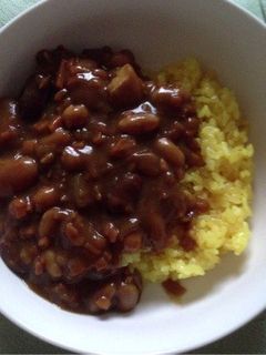 人参大量消費♪お豆さんカレー-レシピのメイン写真