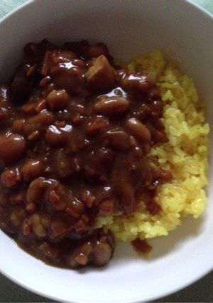 人参大量消費♪お豆さんカレー-レシピのメイン写真
